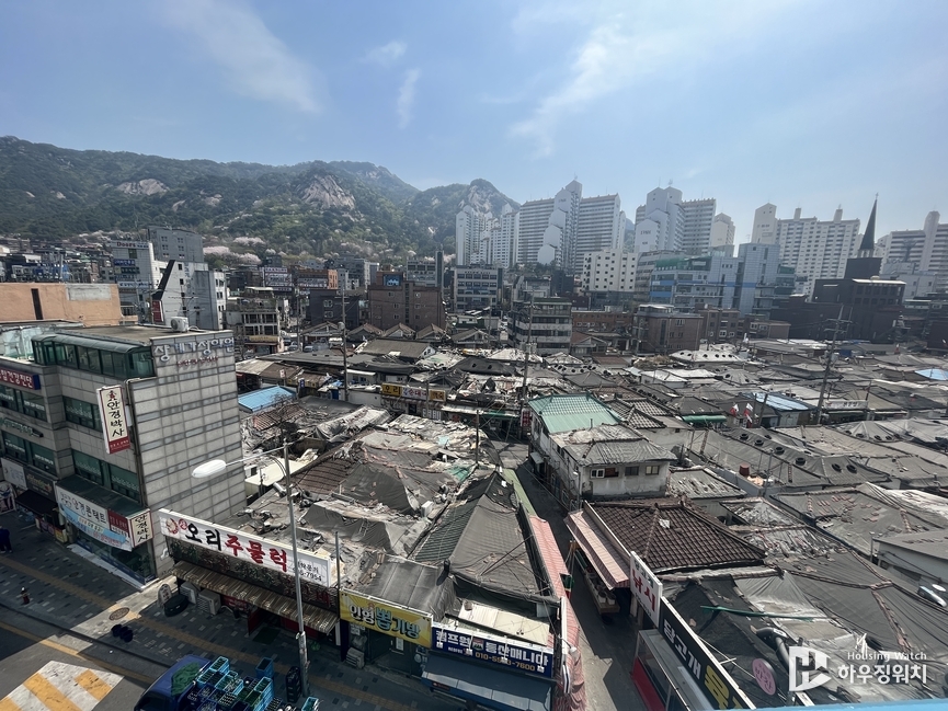 당고개역(4호선)에서 촬영한 상계5구역