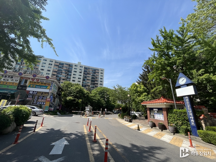 과천주공5단지 모습(하우징워치 촬영)