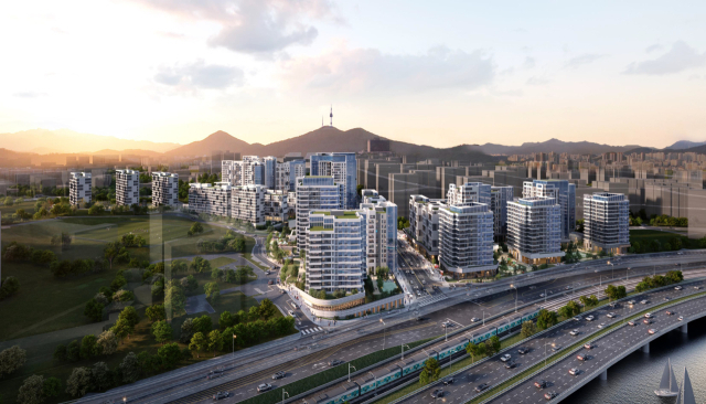 서울 용산구 보광동 360번지 한남 4구역 투시도 / 서울시 자료