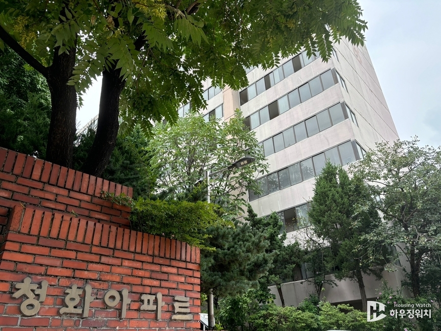용산 청화아파트 전경 / 하우징워치 DB