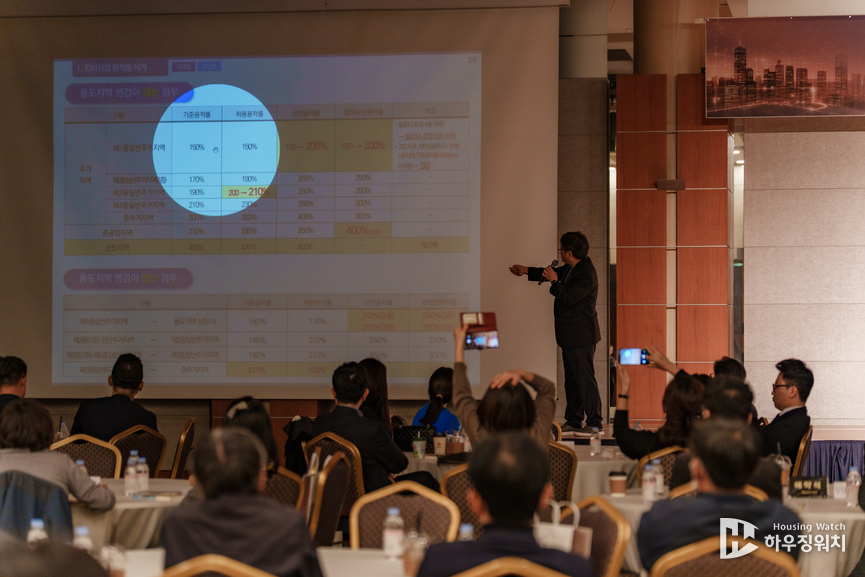 4세션을 맡은 장지광 팀장 / 하우징워치 DB