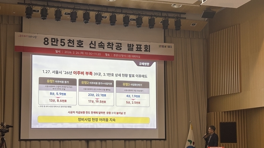 탄원문 낭독에 호소까지 '아우성'…市 "신속 착공+융자 지원 약속"