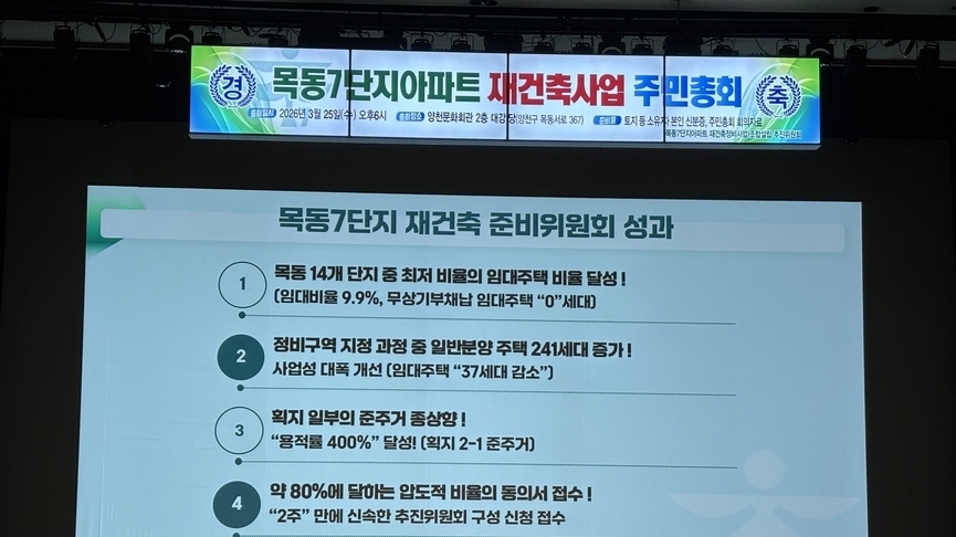 '임대비율 최저' 목동7, 단지-지하철 연계강화…해안건축 명품전략